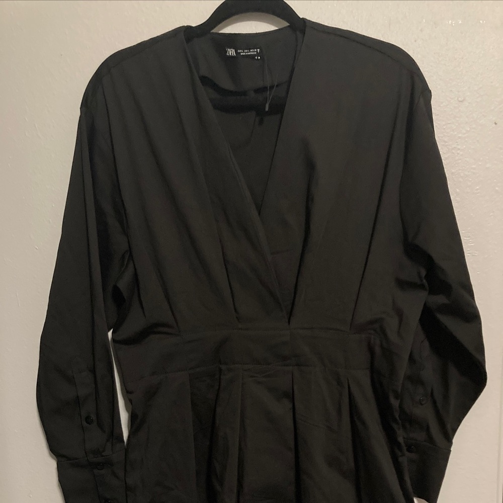 Zara pleated dress L
